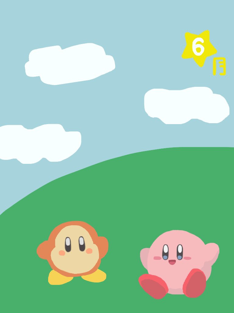 タネ シンプルカービィちゃんとワドちゃん T Co Feyunnpomy Twitter