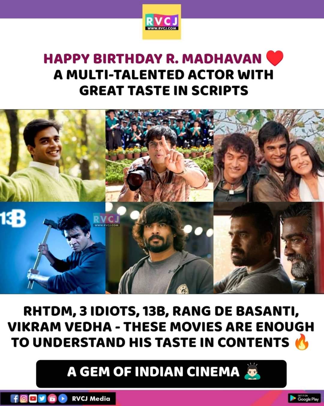 Happy Birthday R. Madhavan!      