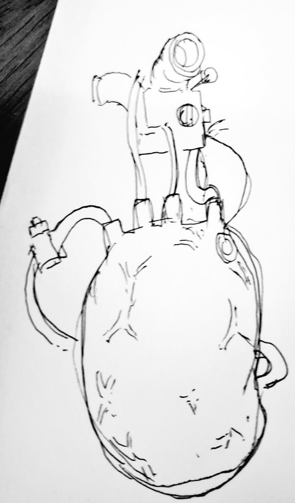 落書きしとる 
