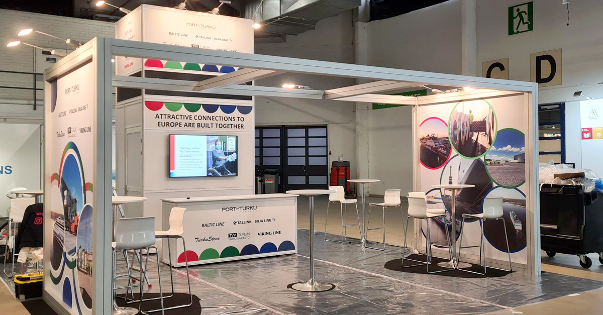 Port of Turku (@portofturkufi) on Twitter photo Our stand at Turku Fair Center is now ready to receive #NaviGate 2022 visitors. In addition to people of Port of Turku, our stand B53 includes people from the following companies: <a href="/baltic_line/">BLF Shipping</a> @TallinkSilja, #TurkuStevedoring, #TurunVapaavarasto and <a href="/vikingline_fi/">Viking Line Suomi</a>. Welcome! Our stand at Turku Fair Center is now ready to receive #NaviGate 2022 visitors. In addition to people of Port of Turku, our stand B53 includes people from the following companies: <a href="/baltic_line/">BLF Shipping</a> @TallinkSilja, #TurkuStevedoring, #TurunVapaavarasto and <a href="/vikingline_fi/">Viking Line Suomi</a>. Welcome!