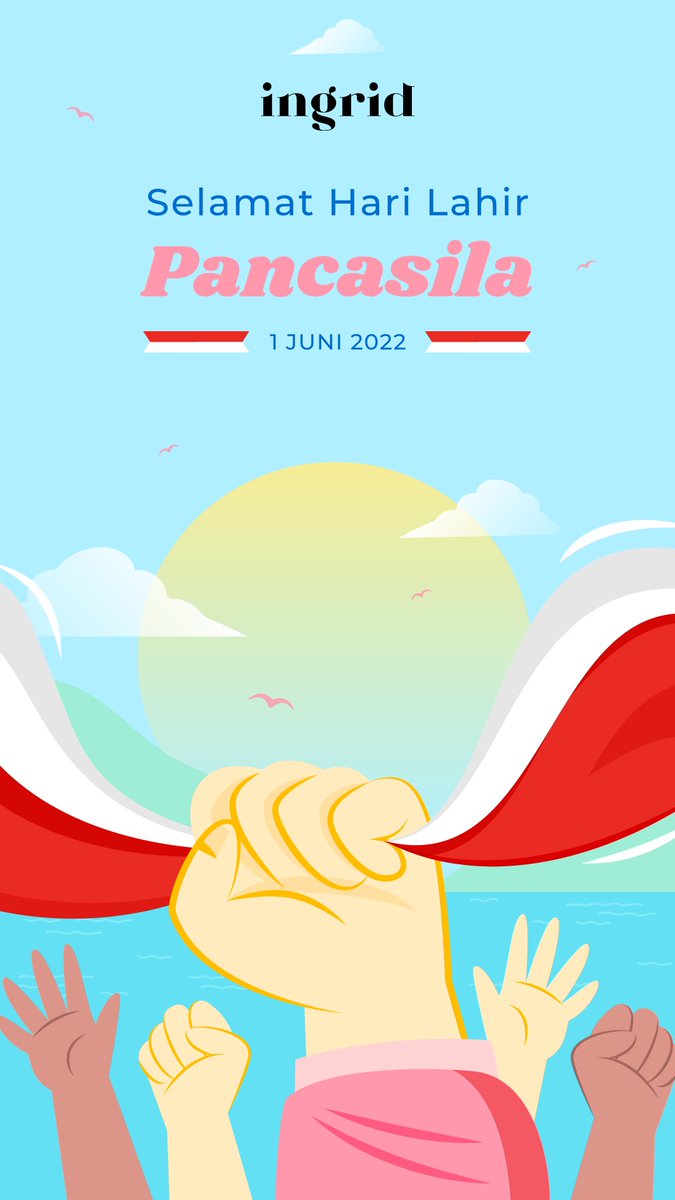Ingrid_Skin's tweet photo. Salam toleransi, Selamat Hari Lahir Pancasila! ✨ https://t.co/bGyhdlgptC
