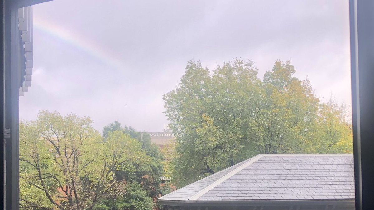 ItIsMeAJP's tweet photo. A small sliver of rainbow goodness on this generally cold, wet, windy, shitty day… https://t.co/lEdlMdt1eK