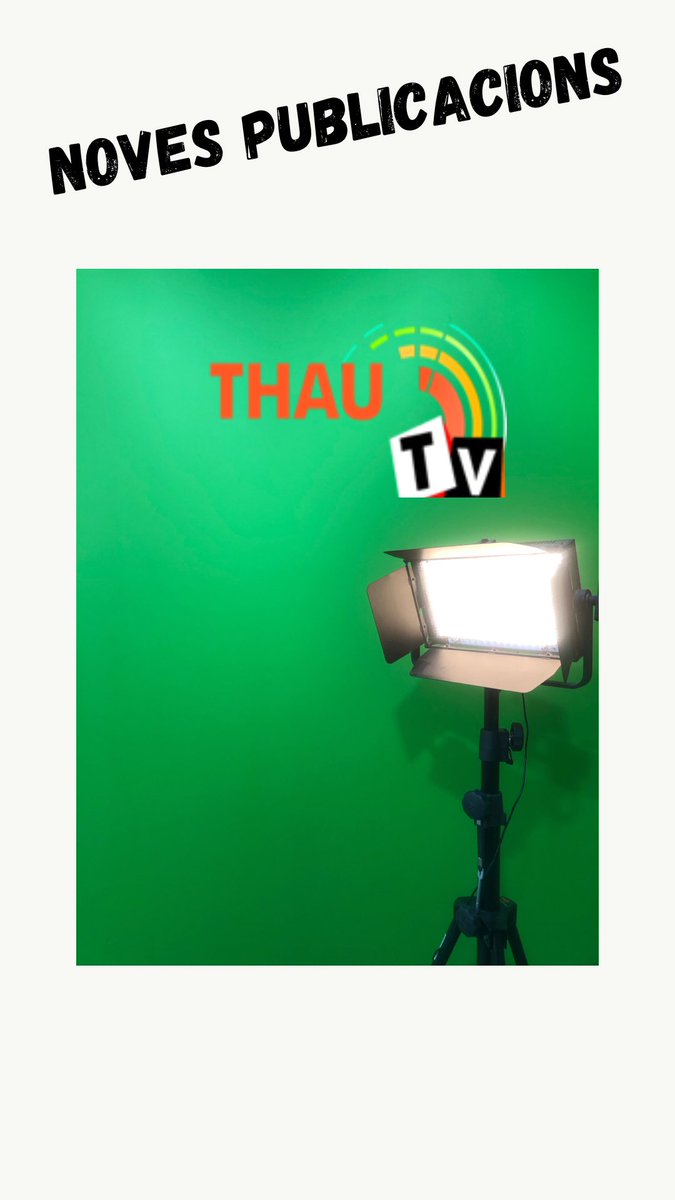 thaubarcelona's tweet photo. Nou Telenotícies! https://t.co/YBuF1RrTeG #ThauTV https://t.co/bbjxDK4wUA