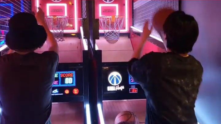 ไปเล่นบาสกันน่ารักมากเลย 🏀🏀 #kookmin #Jikook