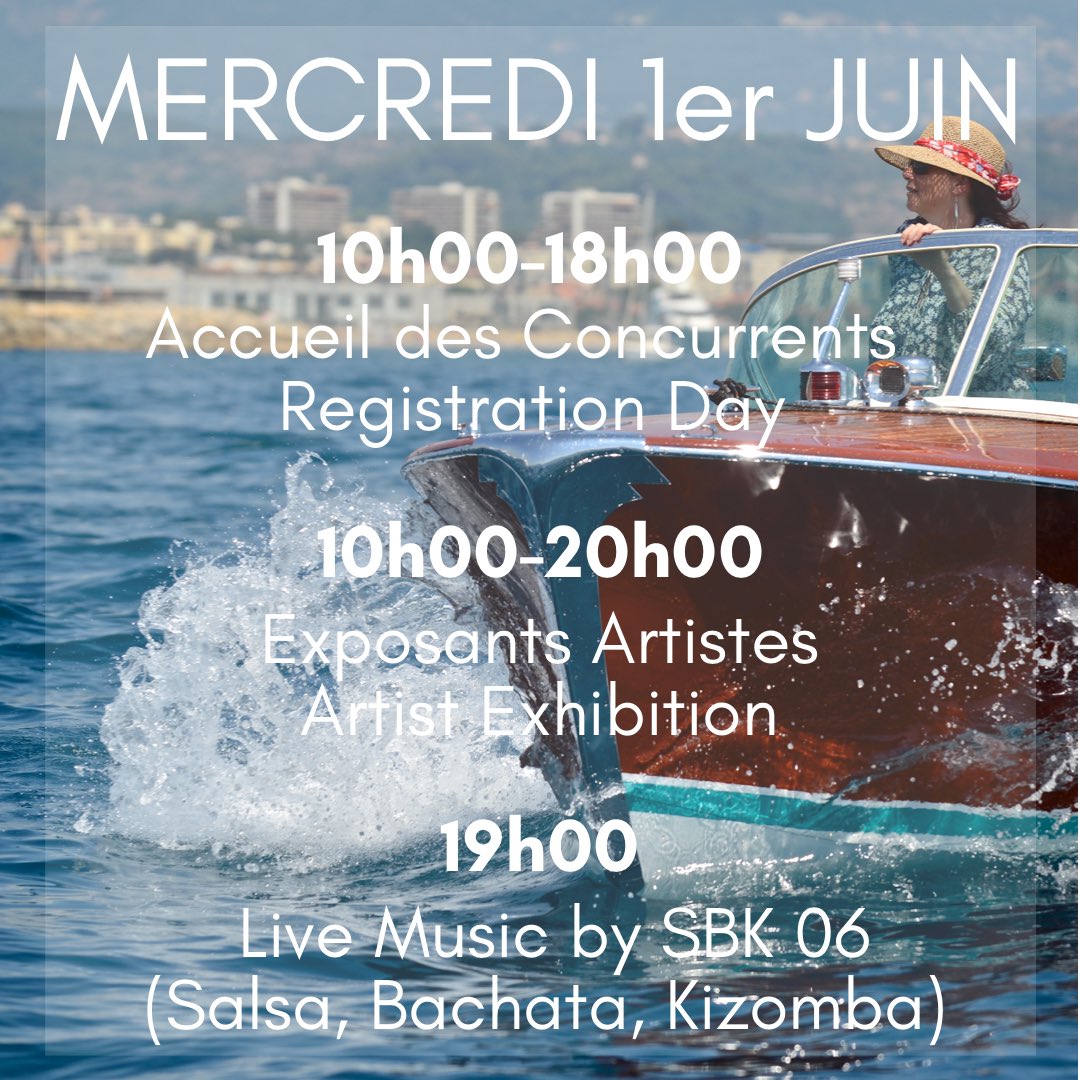 C’est parti ! Les Voiles d’Antibes débutent aujourd’hui à 10h. 
📍Le Village et les Yachts : Môle Sud Port Vauban 
📍Les Concerts : Esplanade du Pré des Pêcheurs 

#LesVoilesdAntibes 27e édition du 1er au 5 Juin. Entrée libre