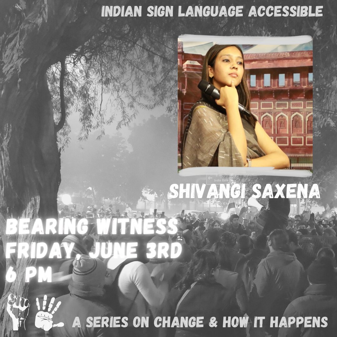 GatherSisters's tweet photo. Sisters, 

Bearing Witness truthfully, with integrity is an act of Resistance. Meet us for stories &amp; sisterhood with our brilliant journo guests @mattoosanna, @shivangi441 &amp; @Bhashak

Guest bios: https://t.co/S0Xa2FSTeV
Host: @johriamrita 
Register here: 
https://t.co/BEn0uhyFOF https://t.co/D8b9X6024h