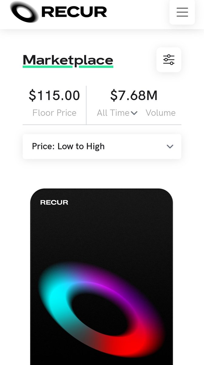 RecurFans's tweet photo. 🎯Analysis @RecurFans : 06/01/2022

💸Floor Price : 115💲
📈Volume : 7,68 M 💸
🎯Market Cap : 70 M💲

Get your #recur pass now  
@RecurForever Marketplace is here 
https://t.co/OWBL2b9kAN

#nfts #nftart #NFTCommunity #NFTCommumity #recur #recurfans  #veve #ECOmi #vevefam #NFTs https://t.co/e12TkorWXW