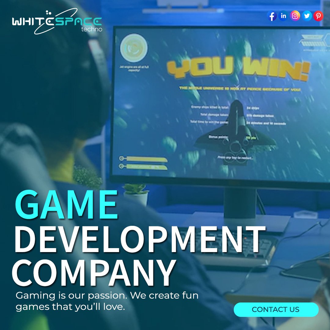 WhitespaceTec's tweet image. Game development company
gaming is our passion. we create fun games that you'll love.
contact us for more information.
#gamedevelopment #computergamedevelopment #game #gamedeveloper #gameprogrammer #design #ludogaming #Dragontiger #satkamatka#rummygame