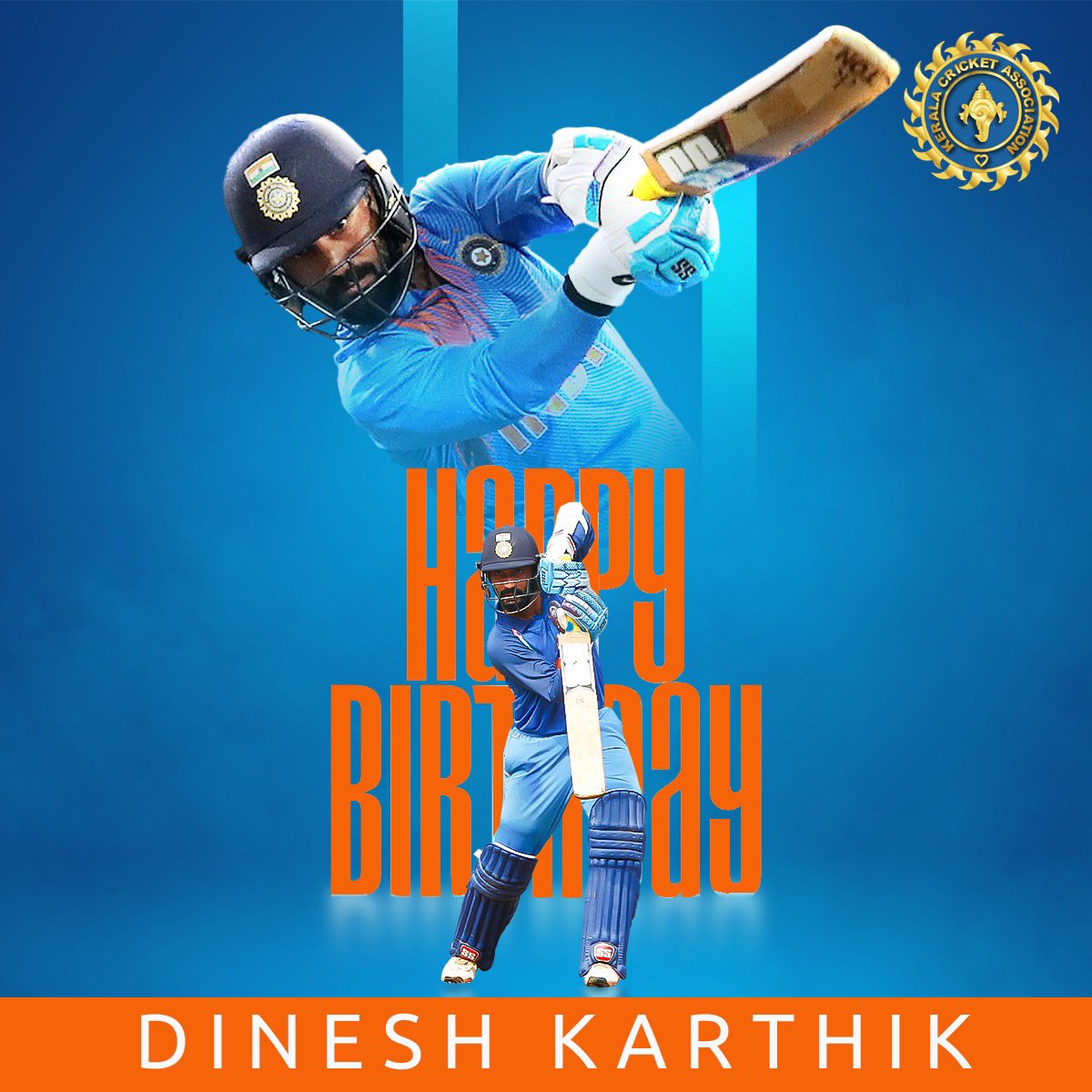 Here\s wishing Dinesh Karthik a very happy birthday.   