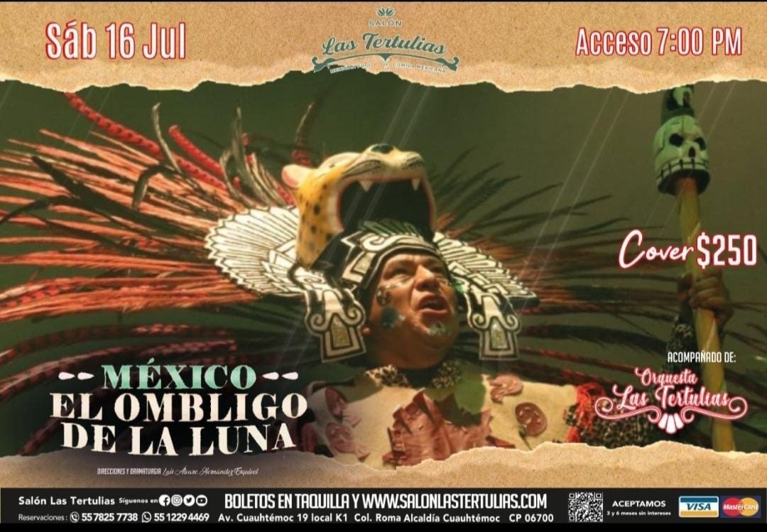 corraldecomedi1's tweet photo. ESPECTÁCULO MÉXICO EL OMBLIGO DE LA LUNA 

LOS INVITA, EL 16 DE JULIO A LAS 7PM, EN EL SALÓN "LAS TERTULIAS" 
COSTO DEL BOLETO $250 (NO INCLUYE ALIMENTOS Y BEBIDAS).

ALFOMBRA ROJA CON INVITADOS ESPECIALES

INFORMES  DE BOLETOS Y ADQUISICIÓN AL 551490 1157 Y 554888 9387 https://t.co/1v0grzF7wp