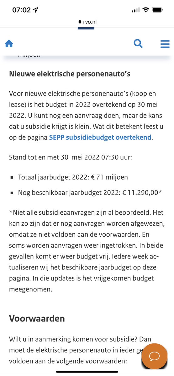 Als je overweegt een elektrische auto te kopen. De subsidie pot is leeg. Laat je niet misleiden.