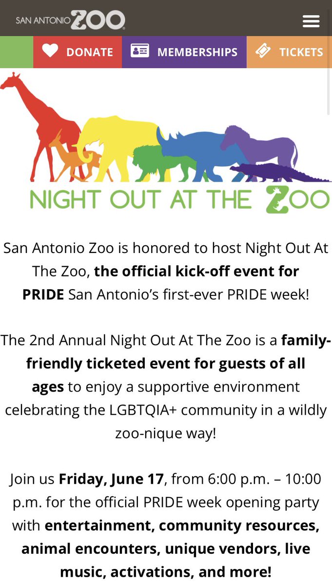 Drag has even come to zoos.  @SanAntonioZoo is holding a pride event for all ages including a drag show. These are some images of the drag queens.