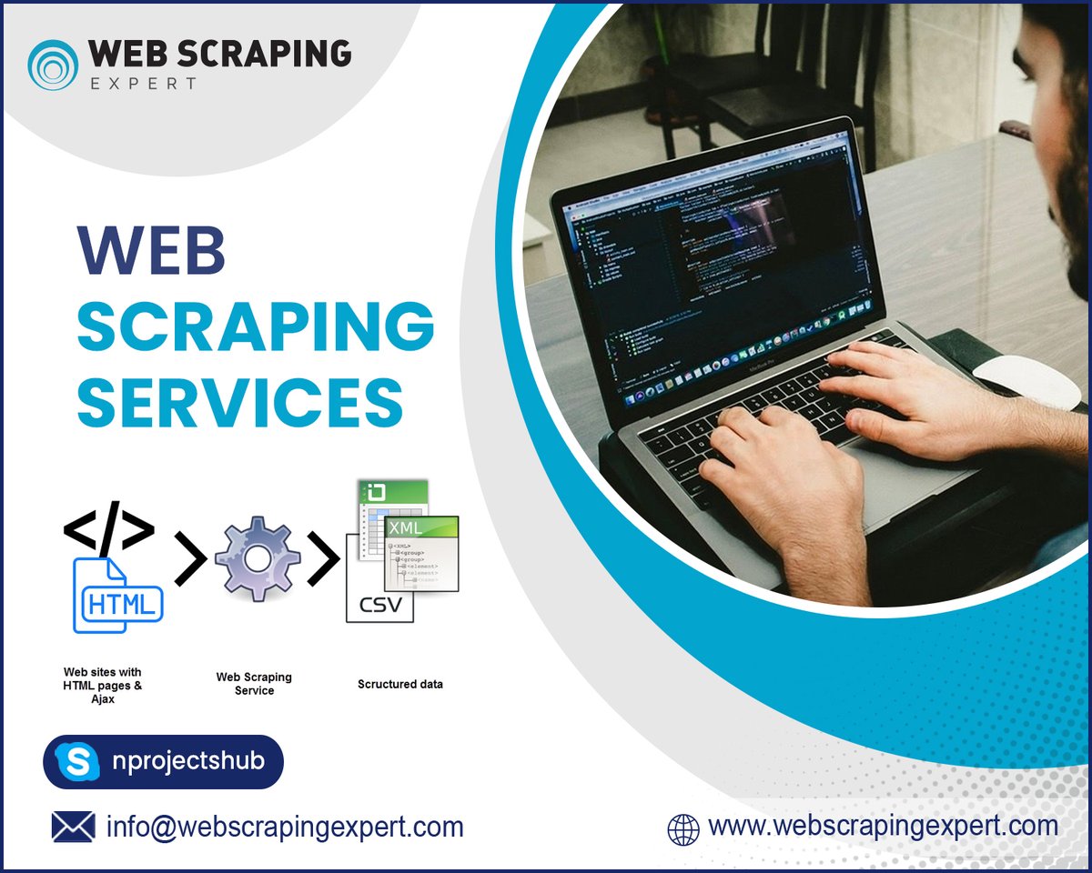 webscrapingexpe's tweet image. RateMDs Data - RateMDs Data Scraping

WebScrapingExpert offers scrapers for Doctor’s specialty, Doctor’s degree, visiting hours, working hours, and many more...

#doctorsdatascraping

Visit: WebScrapingExpert.com