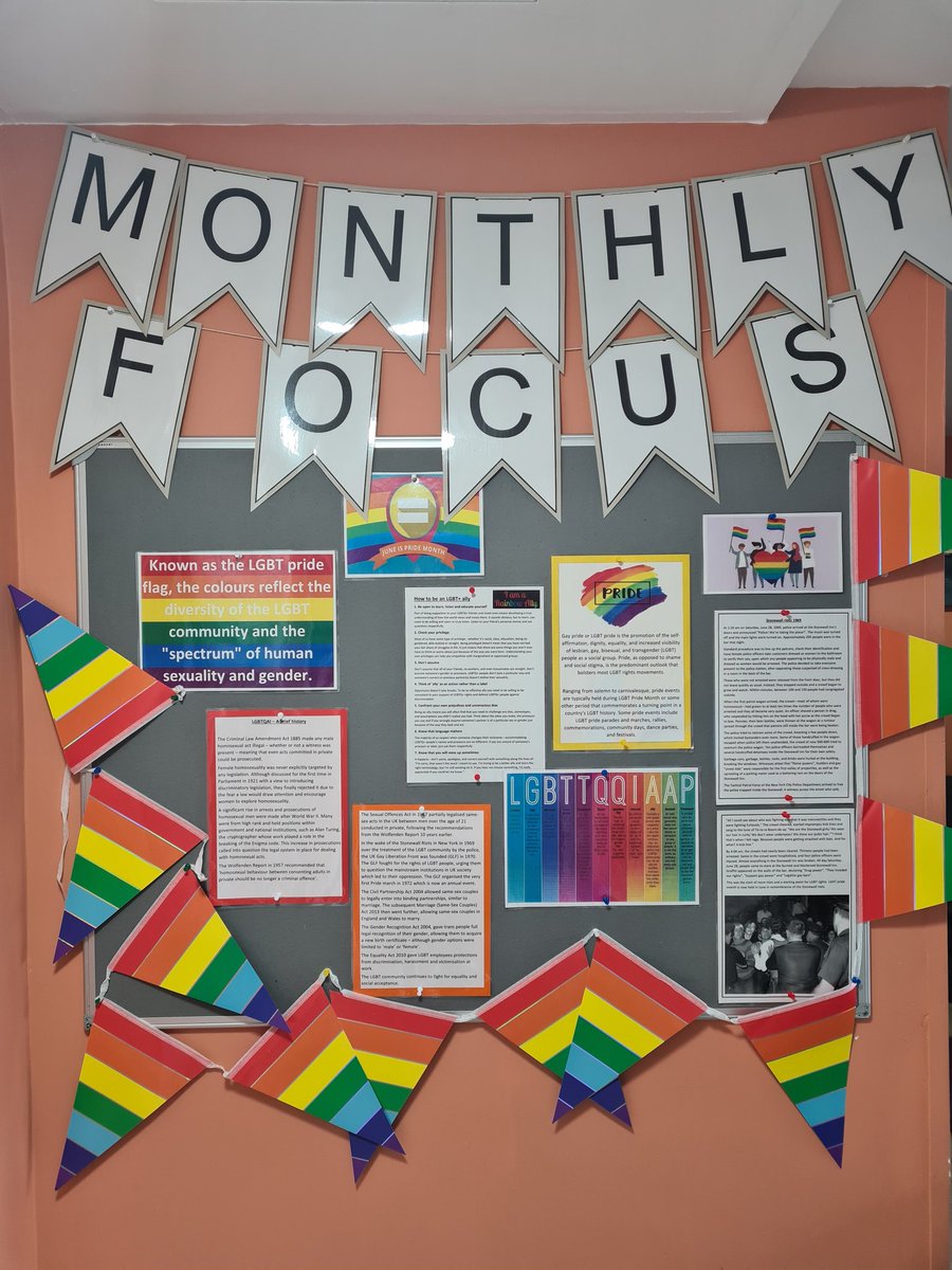 Nice bright display for our latest #monthlyfocus ! June is pride month 🌈 @BunburyHouse