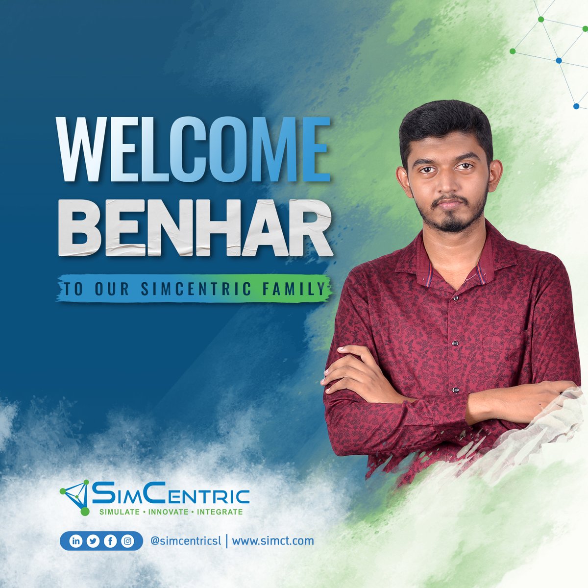 simcentricsl's tweet photo. Let's congratulate our newest SimCentrians. We look forward to sharing many successes with you.
Benhar and Disnaka - We wish you an exciting journey with SimCentric family!
#simcentricsl #simcentrians #simcentricfamily #funworklife #careeropportunities #newrecruits #ITindustry https://t.co/keEO0AgHkU