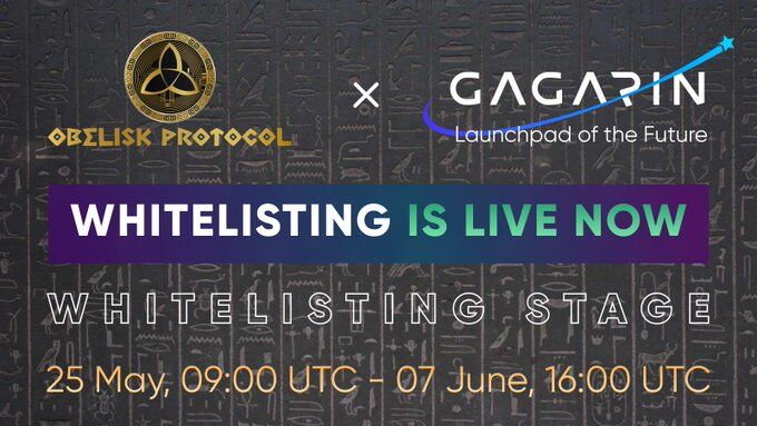 coincurt's tweet photo. 🎉Win a whitelist spot in @obeliskprotocol #IDO on @GAGARIN_World🚀
📅 Registration closes on June 07, 2022
🗒️ Register:-
https://t.co/H5Gz6gjpfI
More IDOs Details at:- https://t.co/OVTjYBHHvE
👉Follow:- https://t.co/OvTJLudSBl
#ObeliskProtocol #nfts #metaverse #ido #ico https://t.co/vZ7seis7Bl