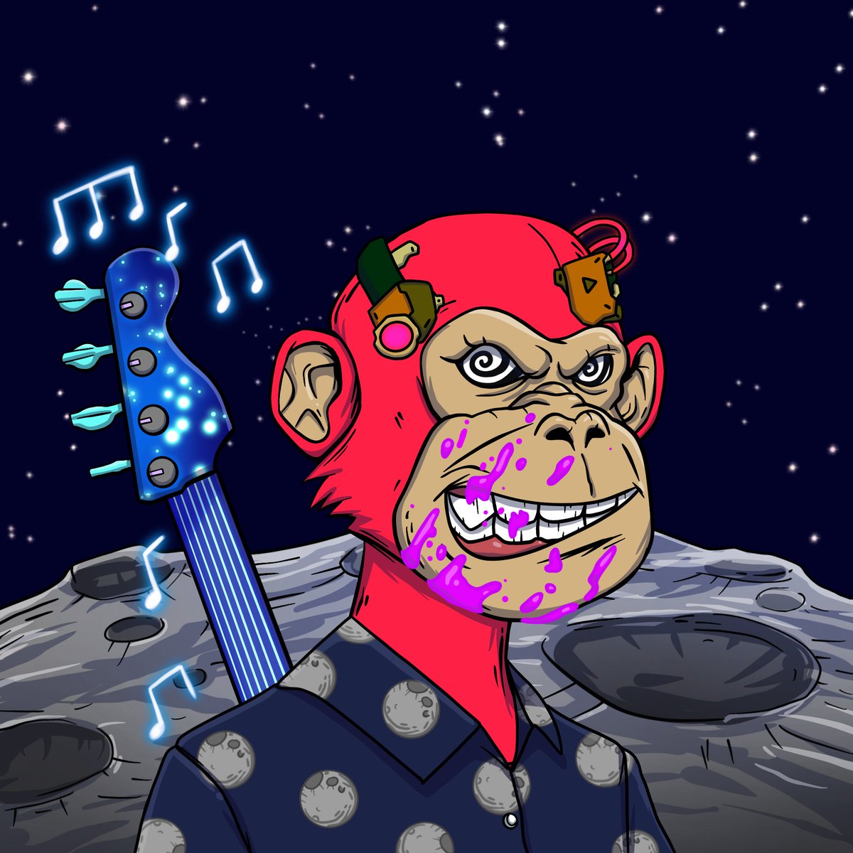 SpaceApeClub's tweet photo. 🦧Space Ape Club Giveaway🎉

1 lucky winner will be jamming away with this beautiful ape 🤘

To enter:

🎸Like &amp; Retweet

🚀Tag 3 Friends or Celebs

🌗Follow @SpaceApeClub 

#NFTGiveaway ends Sunday 🤌

Winner will also receive 20 SACT 🥳

#LFG https://t.co/rWimlJckuA