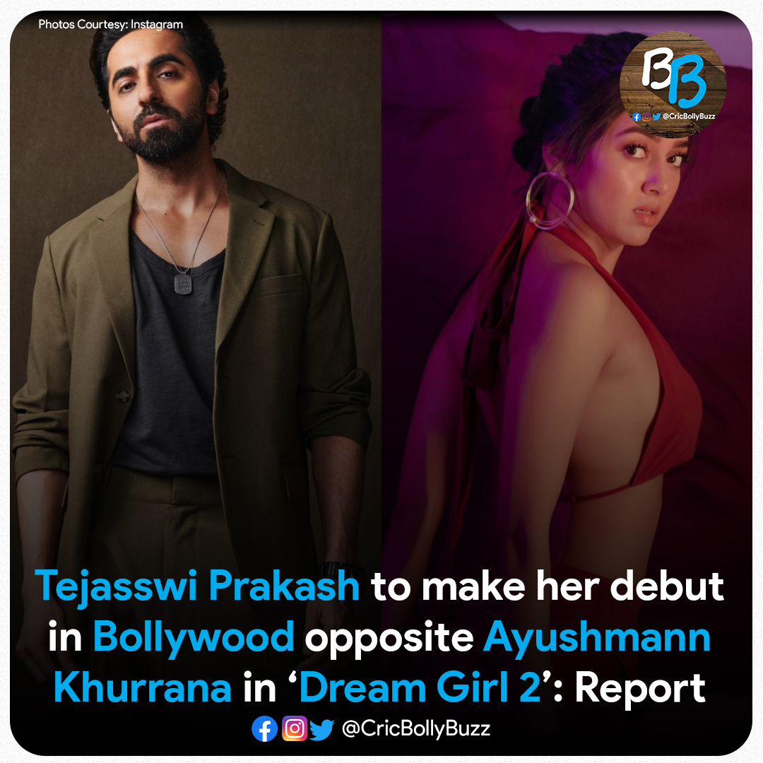 BollyTellyBuzz's tweet photo. According to a report in Hindustan Times, 'Naagin 6' actor and 'Bigg Boss 15' winner #TejasswiPrakash may make her Bollywood debut opposite actor #AyushmannKhurrana in the sequel of 2019 hit 'Dream Girl' https://t.co/b9tBX4EhG6