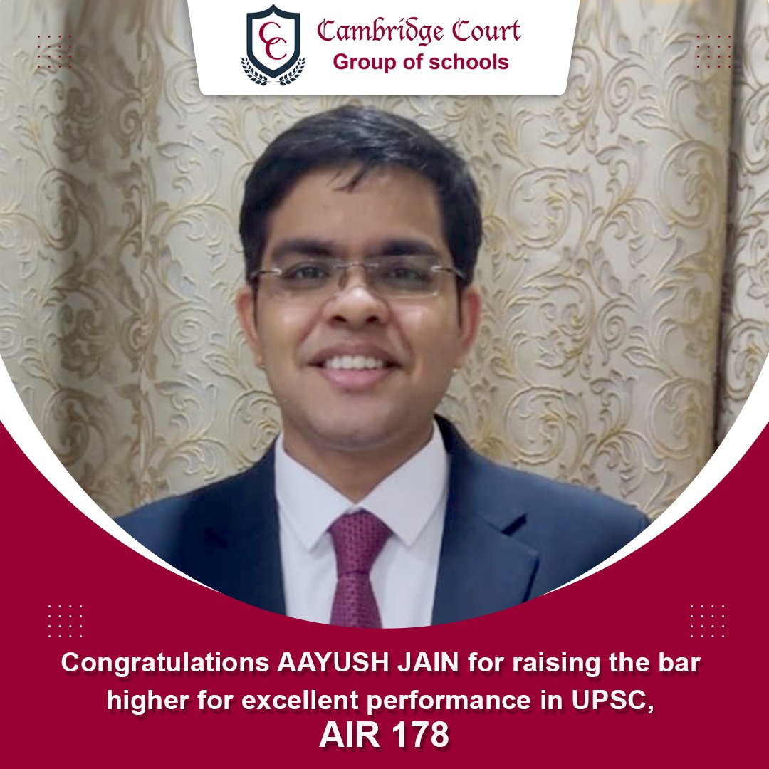 GroupCourt's tweet photo. "A dream does not become reality through magic; it takes sweat, determination, and hard work. "
We take great pride in applauding Cambridigian for excellent performance in UPSC, AIR 178.

#upsc #ias #air #excellent #aspirant #exam #examination #proud #proudofyou #ssc https://t.co/KTVLKaleiN