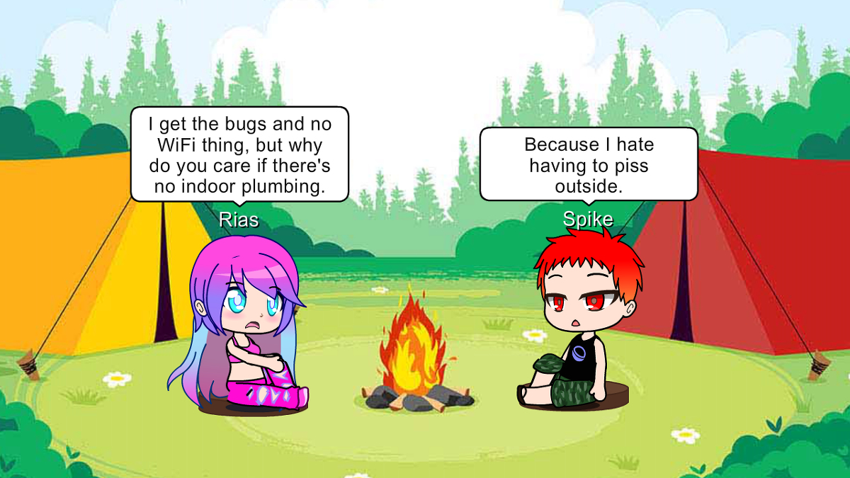 Char2428's tweet photo. [R-18] Rias and Spike in The Woods #peeing #urination #おしっこ #立ちション #連れション #ふたなり #GachaClub https://t.co/94fDNZGlQb https://t.co/rPrAWkNr0K