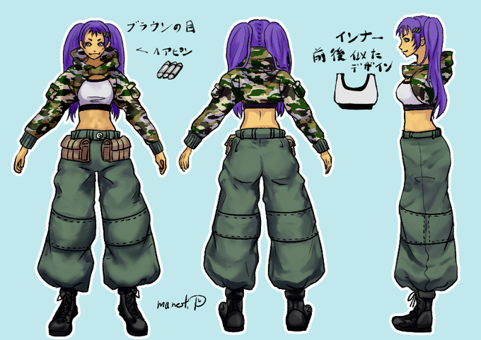 戦闘服のtwitterイラスト検索結果