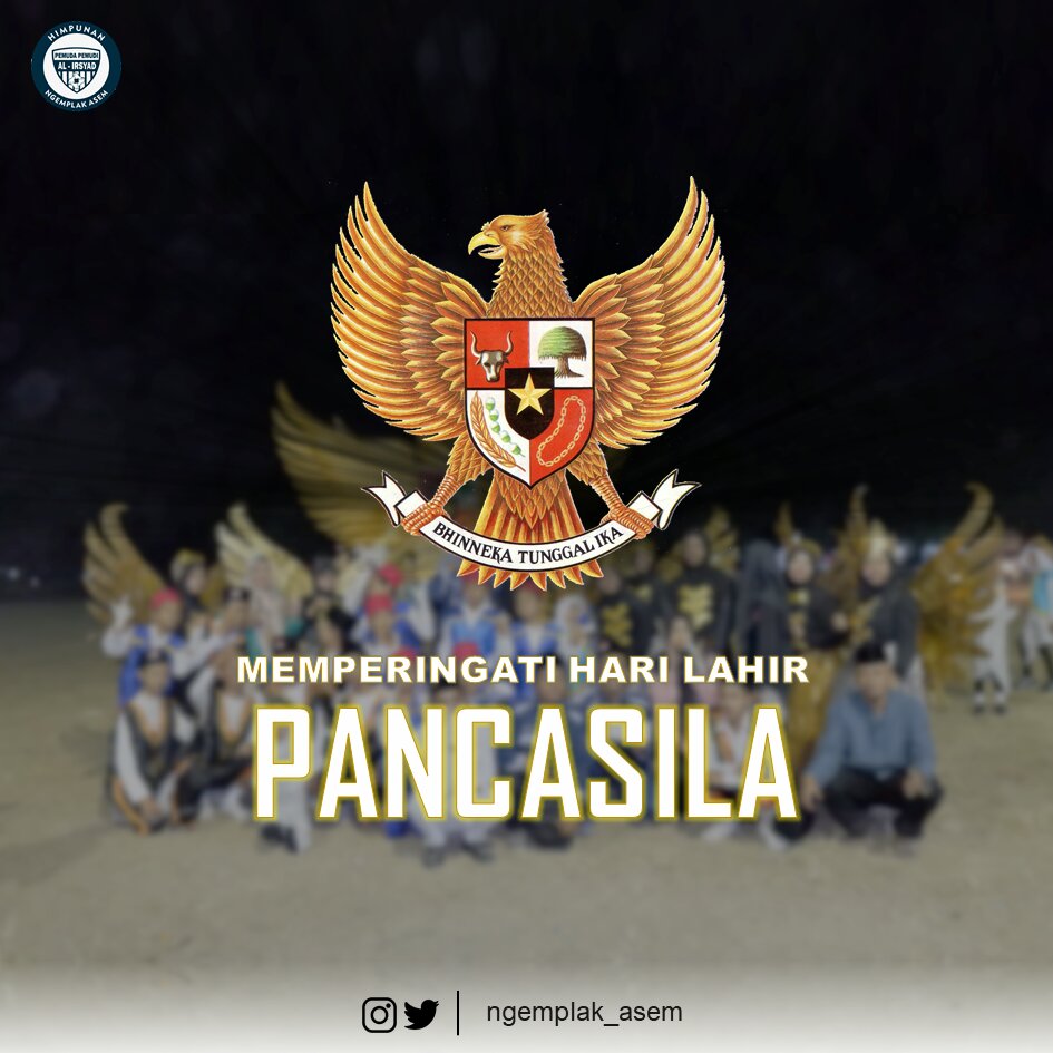 ngemplak_asem's tweet photo. Selamat memperingati Hari Kelahiran Pancasila, semuanya 🇮🇩 https://t.co/xDgqRYi1yP
