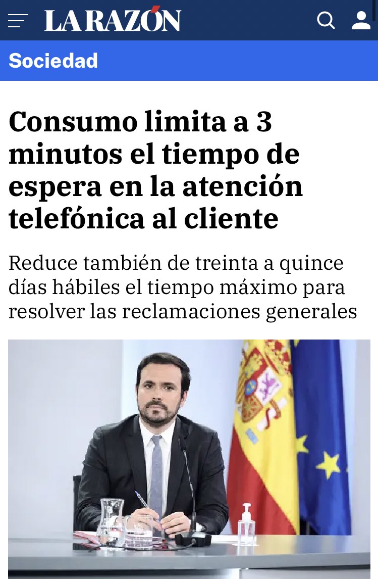 🔴 ¿Qué te parece esta medida? ¿Cuál es el tiempo máximo que has esperado para ser atendido en una llamada telefónica? ¡Cuéntanos! #Aruseros811