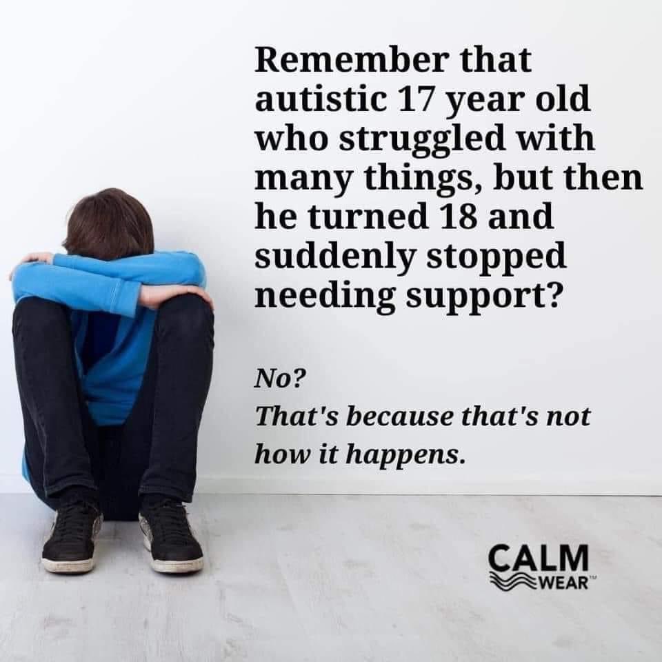 Beth_Tastic's tweet photo. Facts! Autistic children that need support become autistic adults that need support!! #Autism #SEND #parents #carers https://t.co/xc20bb7Bcn