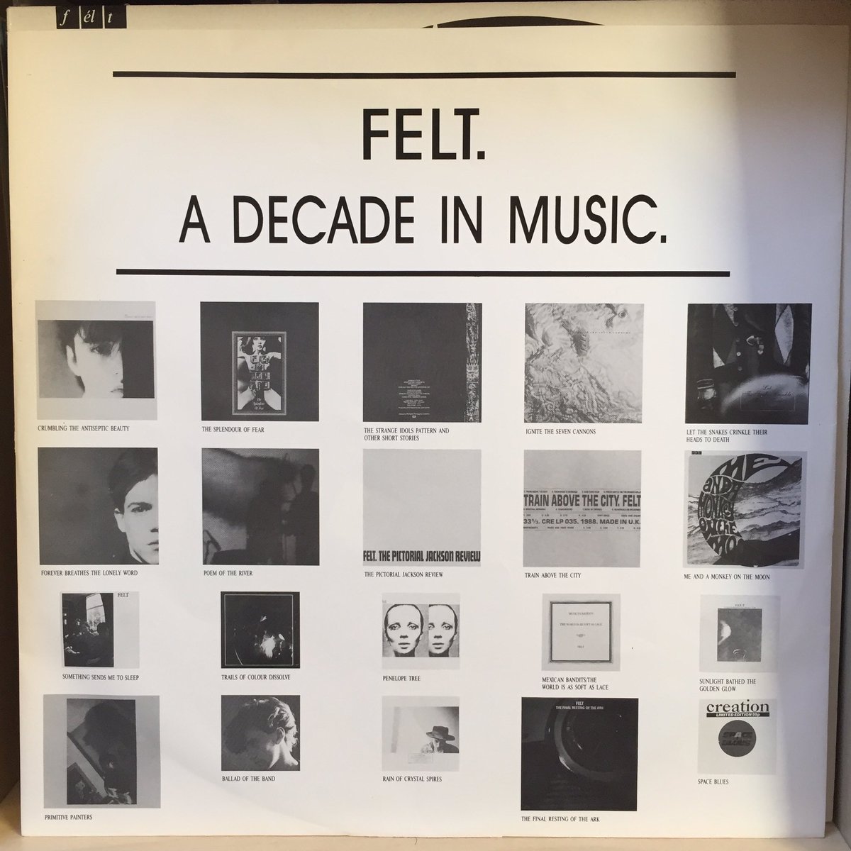 indie_or_die's tweet photo. Felt.
A decade in music.
#vinylinserts @CherryRedGroup https://t.co/ell9EGrFyh