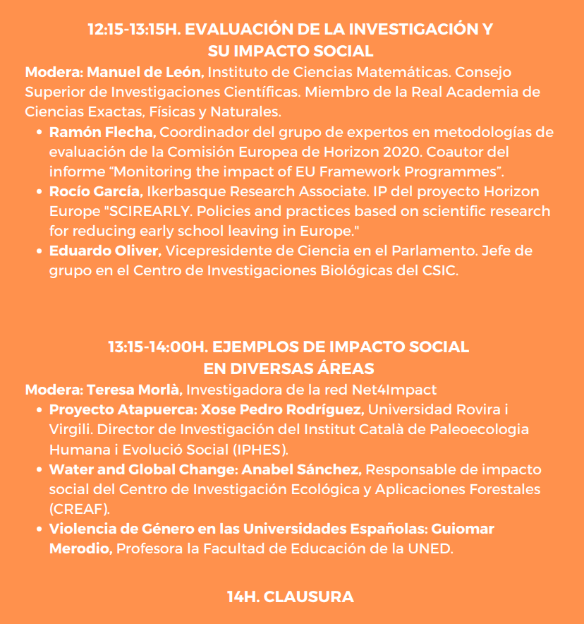💡Inspiradores ejemplos de impacto social en diversas áreas científicas con Xosé-Pedro Rodríguez <a href="/PaleoXose/">Xose Pedro Rodriguez</a> del <a href="/iphes/">IPHES-CERCA</a>; Anabel Sánchez de <a href="/CREAF_ecologia/">CREAF</a> y <a href="/GuiomarMerodioA/">Guiomar Merodio</a> de <a href="/UNED/">UNED</a> ✍️acortar.link/LuDsmZ <a href="/madrimasd/">Madri+d</a> @CIBERER @CBMSO_CSIC_UAM