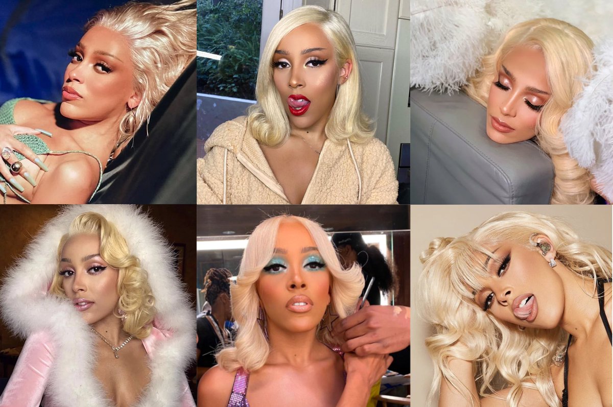 doja cat in blonde >>