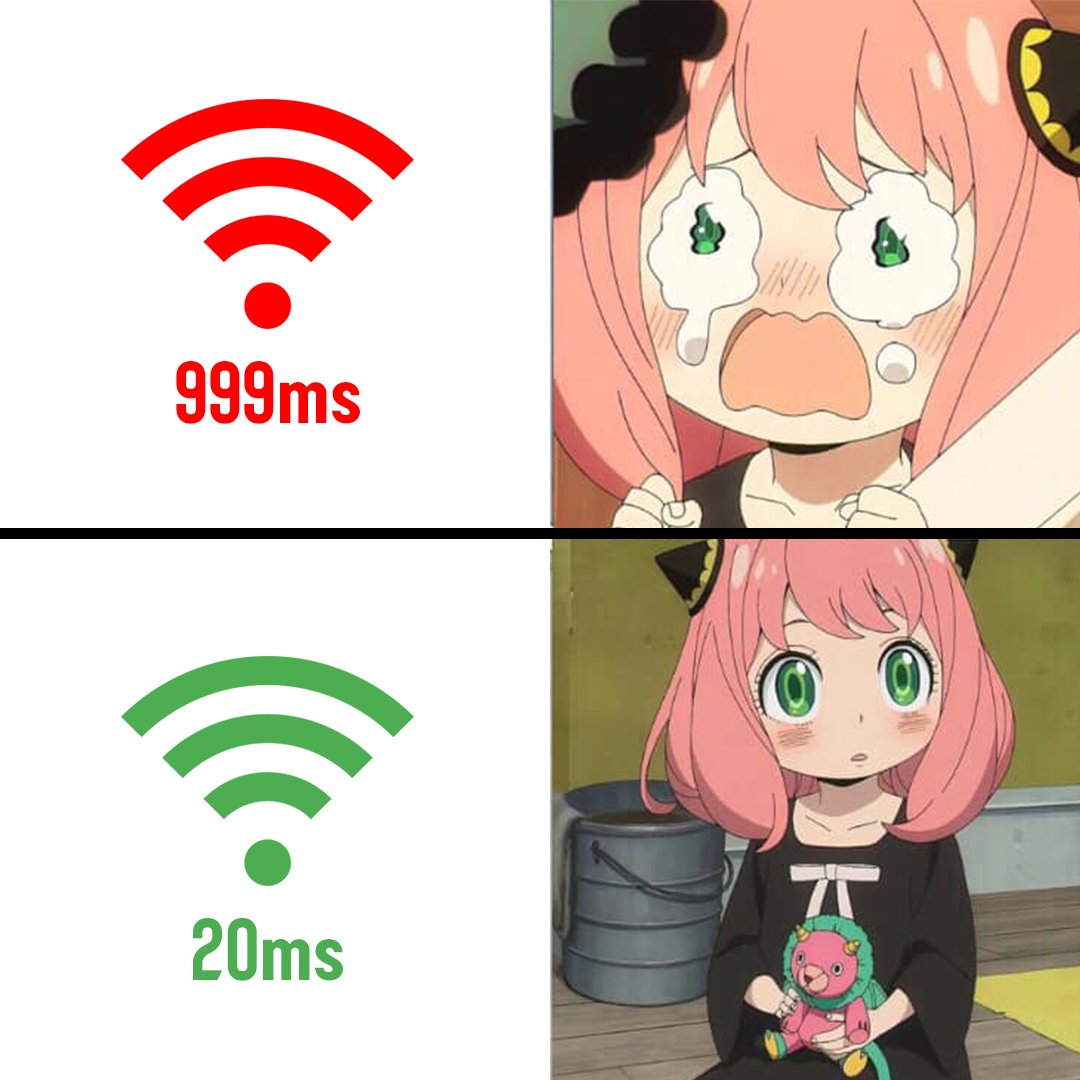 ESL_Asia's tweet image. Ping can be a gamer’s best friend or their worst nightmare.
Don’t you all agree? 😰

#SPY_FAMILY #gaming #highping