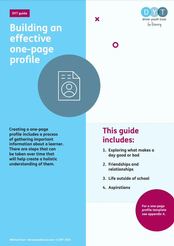 One Page Profiles are a great way to make sure everyone in the child's circle is informed and on the same page in regards to their learning, support and care. Our guide will take you step-by-step through putting together a profile: bit.ly/3lzC1rD