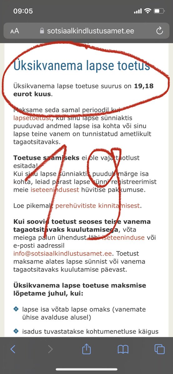 Kui on midagi üldse tõsta vaja, siis on see kindlasti üksikvanema lapse toetus