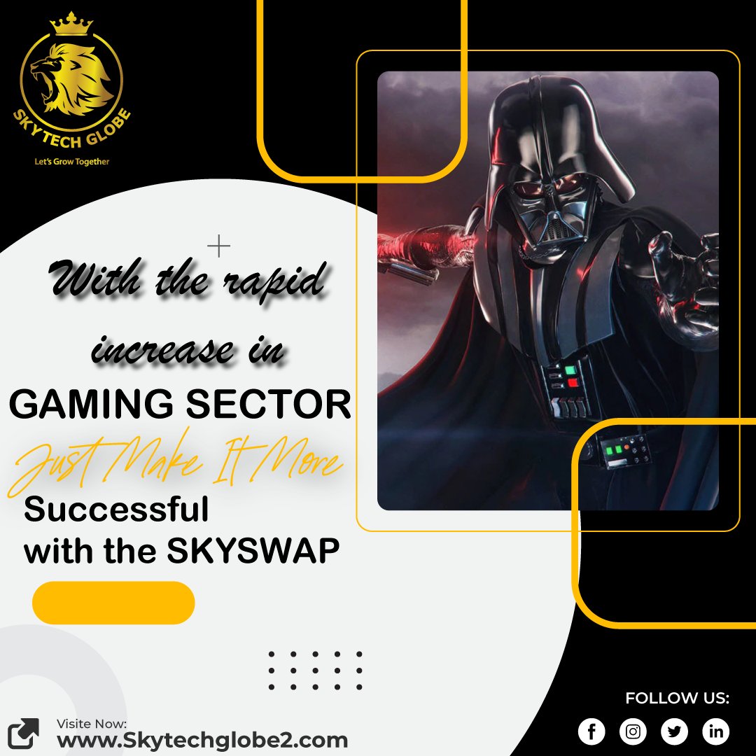 Skytechglobe1's tweet photo. The gaming industry is one of the highest trending industries in the Skytechglobel. Despite being the newest industry, the virtual reality market is booming worldwide. 
Join hands with Skytechglobe now !!!

For More Visit us:-www.skytechglobe2.com

#skytechglobe  #blockchain https://t.co/kVEZzZgDEF