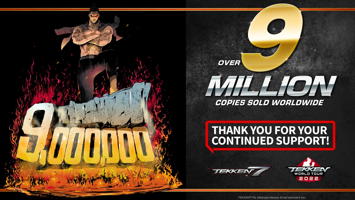[情報] 《鐵拳7》世界銷量突破900萬套