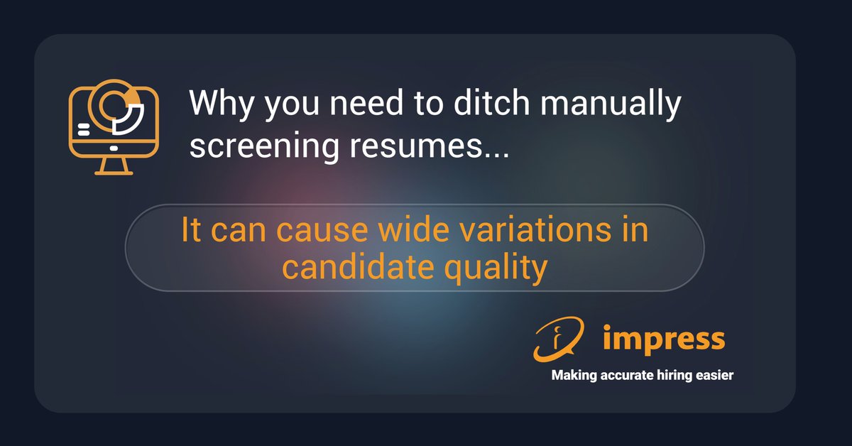 impress.ai - Making Accurate Hiring Easier tweet media