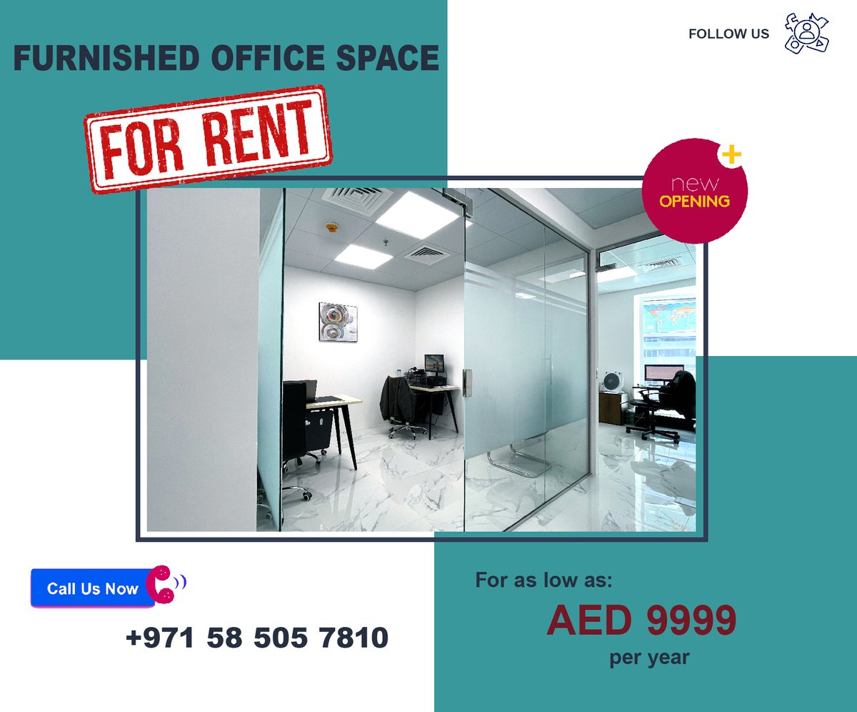 Interested? Contact us today. #officespaceabudhabi #officespaceforrent #modernoffices #furnishedoffices #servicedoffices #coworkingspace #virtualoffice #flexibledesks #privateofficespace #businesscenter #abudhabi #uae #commercialleasing #leasing #business #creative #modern #AUH