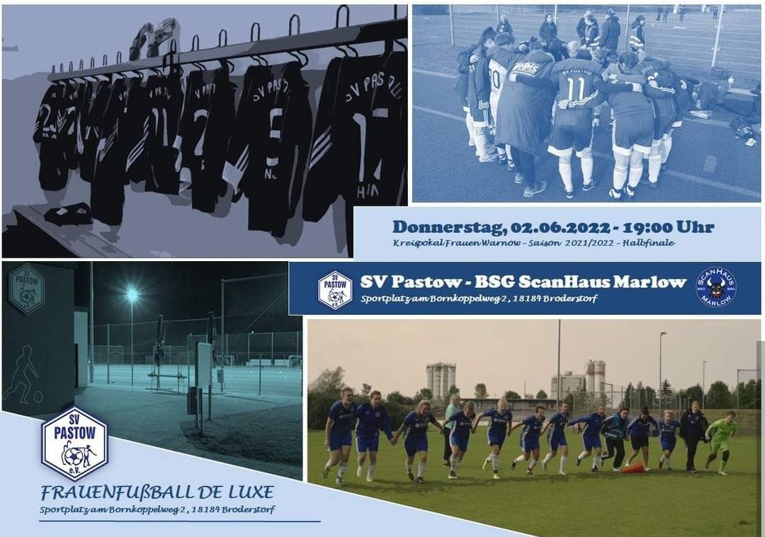 Die Saison 2021-22 neigt sich dem Ende und dennoch haben wir einen "Kracher" unseres Frauenteams. ⚽️POKALHALBFINALE!⚽️🥳
Am Donnerstag, den 02.06.2022 um 19 Uhr geht es los!!! 
Gespielt wird auf heimischen Boden, am Bornkoppelweg. 
Kommt alle vorbei und feuert unsere Frauen an!