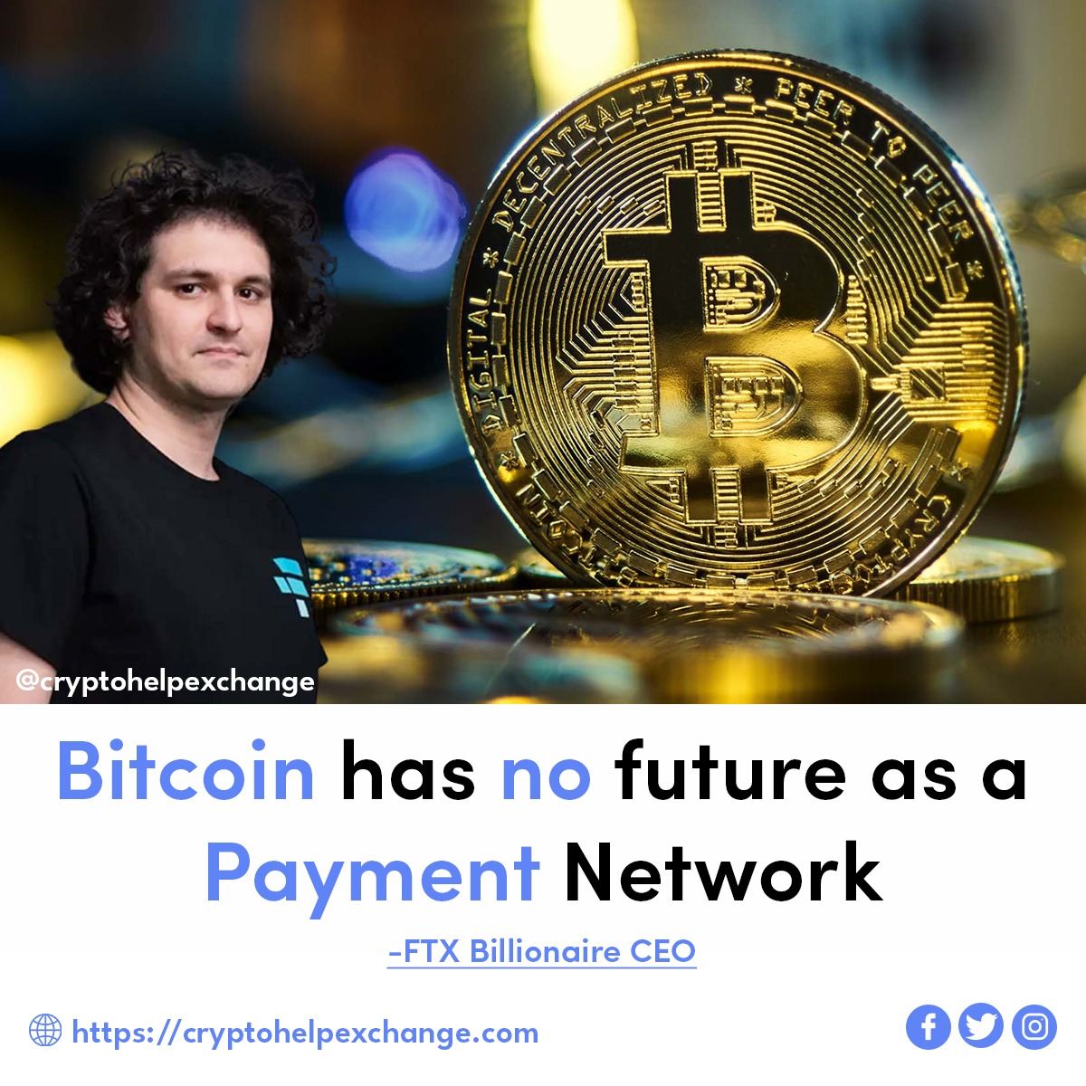 HelpcryptoHelp's tweet photo. bitcoin has no future as a payment network.........

follow us for all news and latest updates of cryptocurrency

#bitcoins #bitcoinnews #bitcoinminer #bitcoinmining #bitcointrading #crypto #CryptoNews #cryptocurrency #cryptocurrencies #cryptoart #cryptonews https://t.co/VwHI5WWa5O