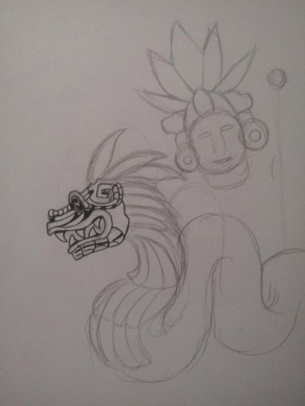 found some old unfinished art might make some art specific to my tribe