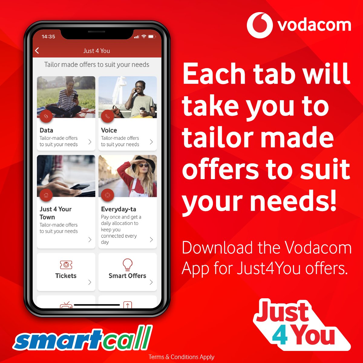Smartcall on X: &ldquo;Get more 4 Less with Just 4 Your Town data deals 