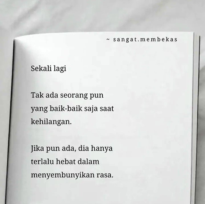Nothing is really okay, just too great.