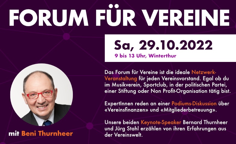 webling_ch's tweet photo. Wir organisieren mit tollen Partnern das Forum für Vereine. Am 29. Oktober 2022 treffen wir uns in Winterthur. Zu den spannenden Rednern gehört auch TV-Legende Beni Thurnheer.  
Infos und Tickets kaufen kannst du HIER: https://t.co/H763SaIVb7 https://t.co/lIiy4jUEs6