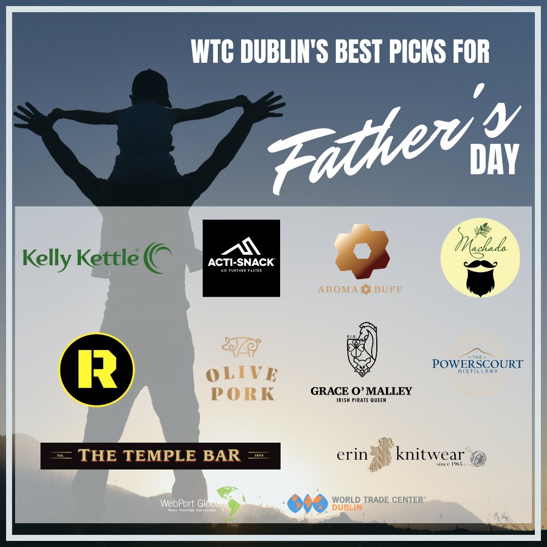 The Countdown to June 19th is on! 
Question:
When was the first Father's Day celebrated?
Answer:  Check back tomorrow to find out the exact date! 😊
Here you’ll find WTC Dublin’s Best Picks for Father’s Day: For the Dad Who Asks for Nothing but Deserves the World!