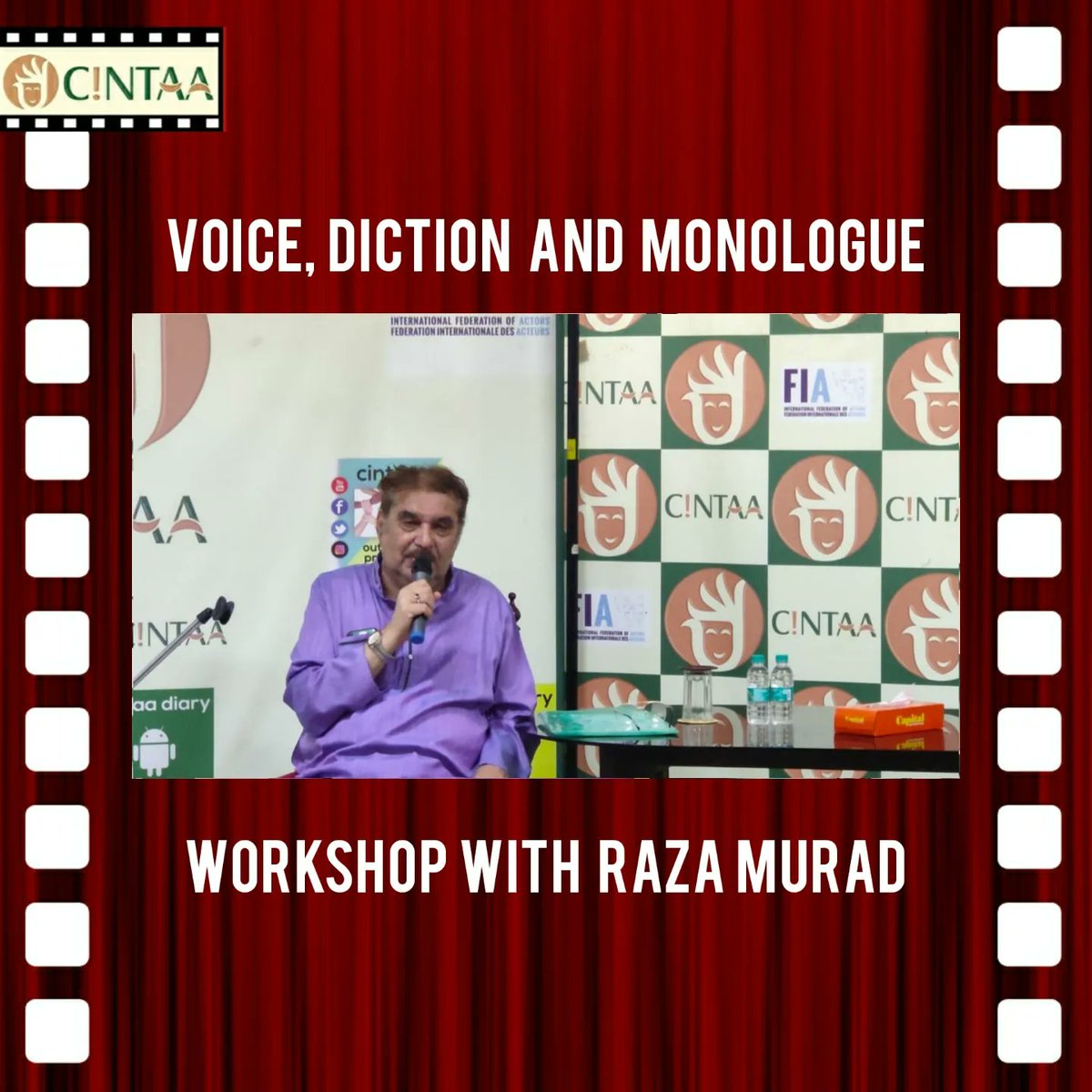 CintaaOfficial's tweet image. Raza Murad shares his experience and coaches CINTAA members on Voice, Diction and Monologue workshop at the CINTAA office, Andheri West on 31st May 2022

#Cintaa #Workshop #Voicemodulation #Diction #RazaMurad