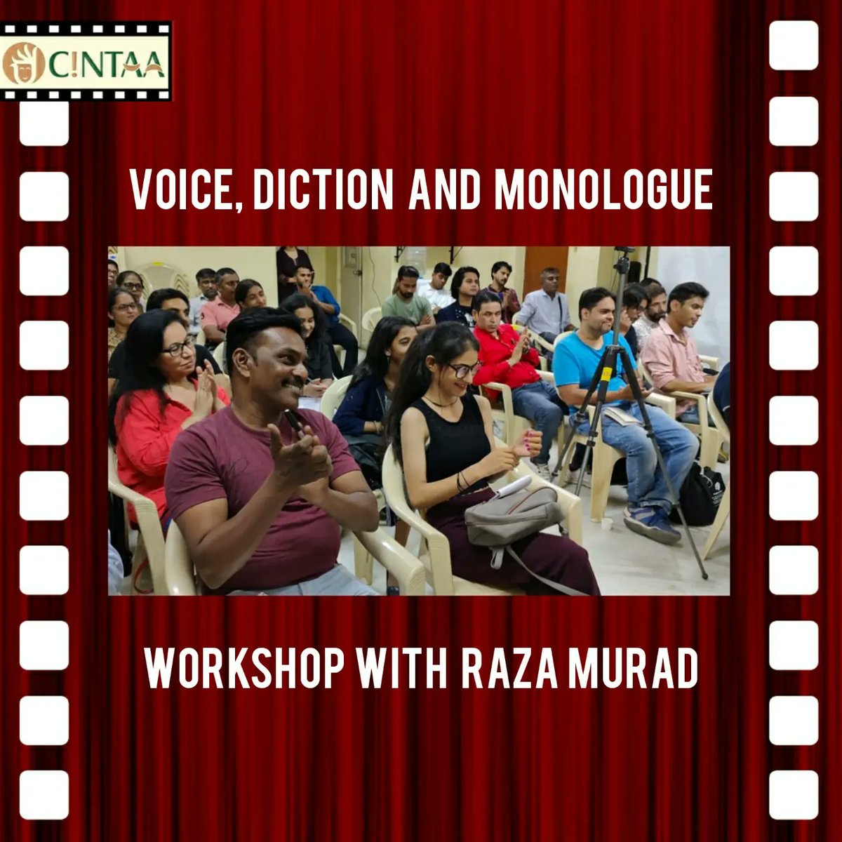 CintaaOfficial's tweet image. Raza Murad shares his experience and coaches CINTAA members on Voice, Diction and Monologue workshop at the CINTAA office, Andheri West on 31st May 2022

#Cintaa #Workshop #Voicemodulation #Diction #RazaMurad