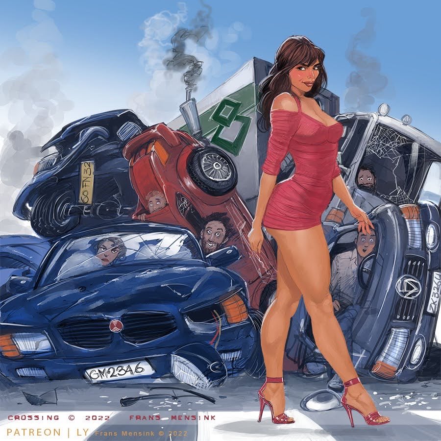 fransmensink's tweet photo. It happens. It really does 😁 On Patreon too (but uncensored!!! Wooohoo!):
https://t.co/77deRiNdfO #rtc #payattention #keepyourdistance #brake #brakesooner #hitthebrakes #emergencystop #stoptraffic #trafficstopper #pileup #carcrash #oops #insurancecase #carinsurance https://t.co/cp9IU98szL