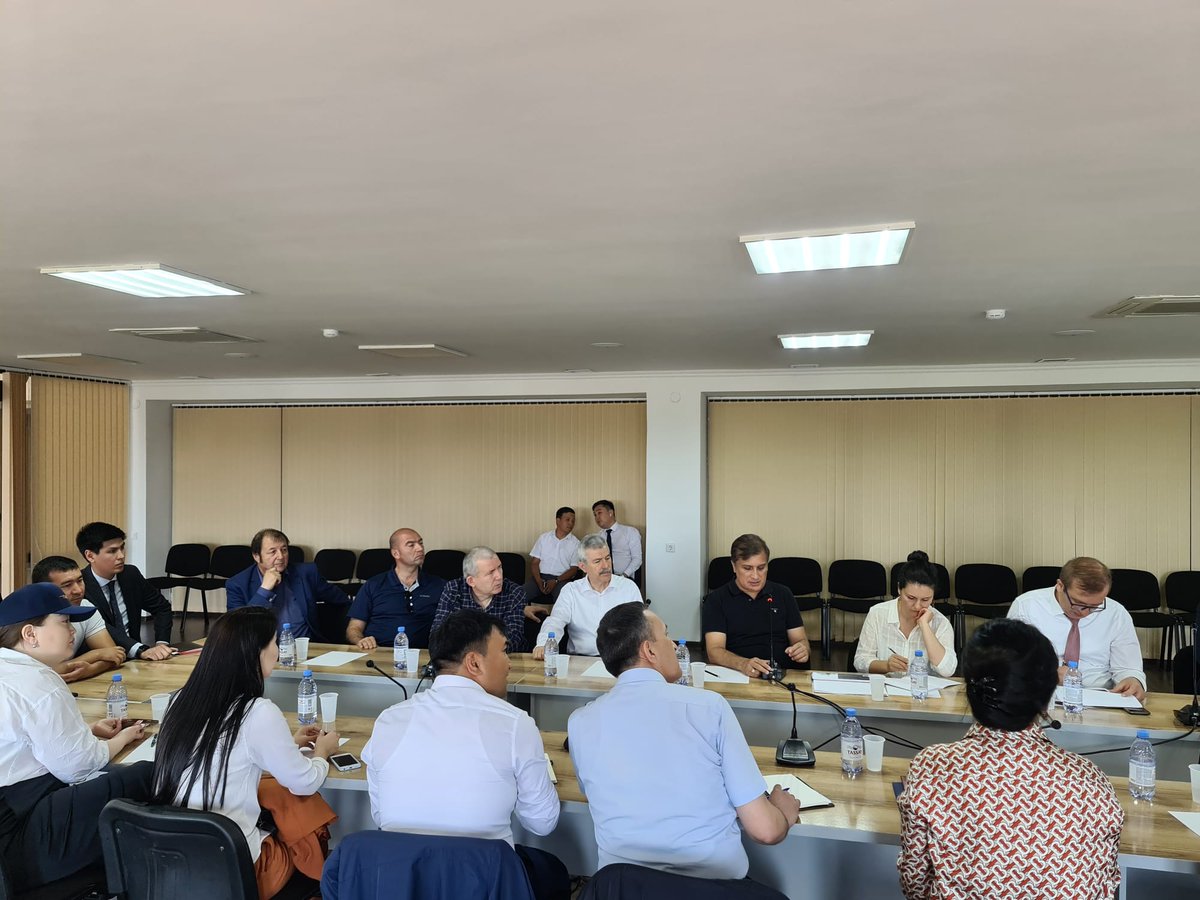 Turkic_States's tweet photo. Headed by DepSG @omerkocaman delegation consisting of experts of @Turkic_States, made a field visit to get information on the preparations & to contribute to the efforts to establish Turan Special Economic Zone #TURANSEZ in #Turkistan, which was initiated by President @TokayevKZ. https://t.co/IV0UVr8gvD