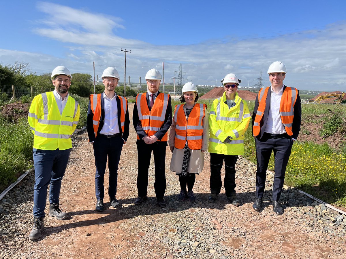 We were delighted to welcome Denise Hanrahan, Ireland’s Consul General in Cardiff, to site to see the start of project construction in Pembrokeshire.

With the Vice Consul <a href="/irelandinwales/">Ireland CG Cardiff</a>, Enterprise Ireland <a href="/Entirl/">Enterprise Ireland</a> and members of the Greenlink team in Wales. #interconnection
